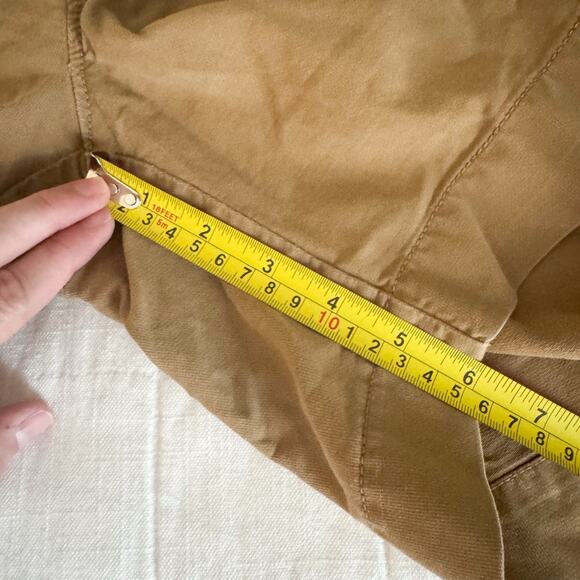 American Eagle Y2K Women’s Low Rise Cargo Shorts Size 6 Brown Roll Up - Picture 11 of 12